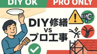 DIYでできる修繕とプロに任せる工事の境界線｜賃貸物件オーナー必読ガイド